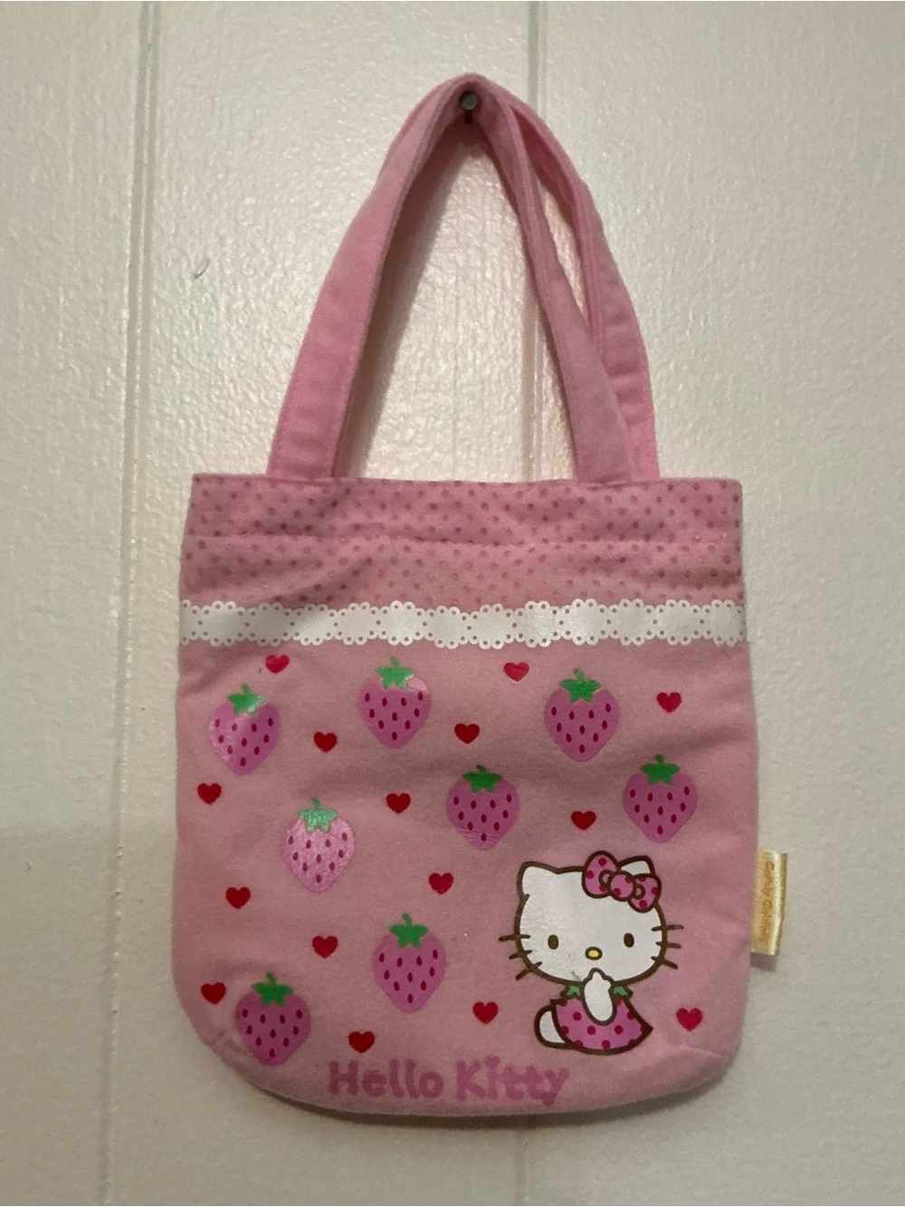 Rare Sanrio 2009 Hello Kitty X Candy Cabinet Lightweight Small Tote Bag Only